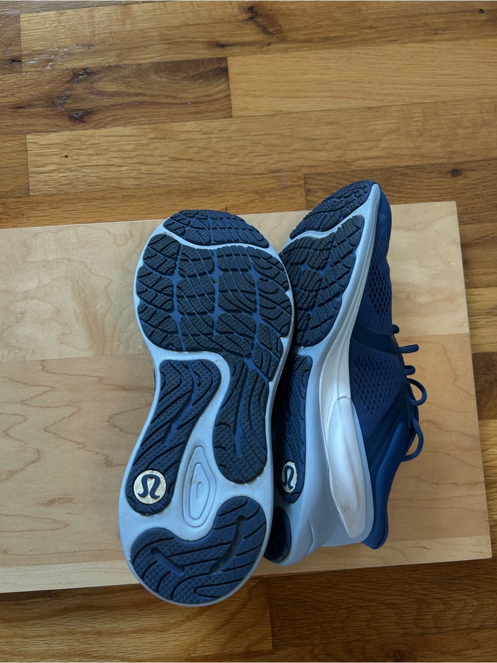 lululemon athletica Blissfeel Navy Blue Athletic Running Shoes - Picture 9 of 10